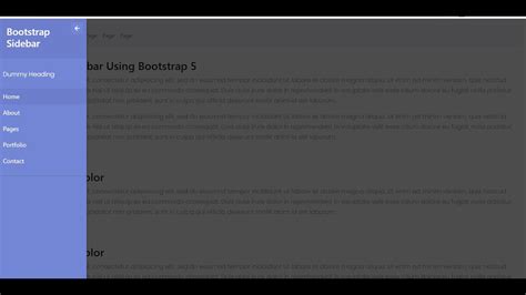 How To Create Sidebar In Angular Using Bootstrap