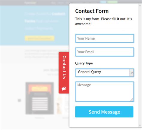 How To Create Sidebar Sliding Contact Form With Javascript