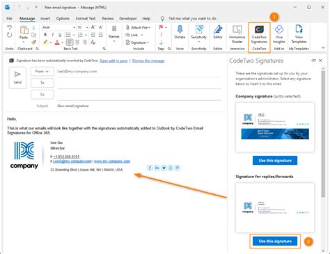 how to create signature in microsoft outlook email