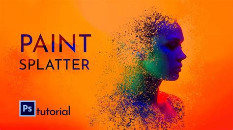 how to create splatter effect in photoshop