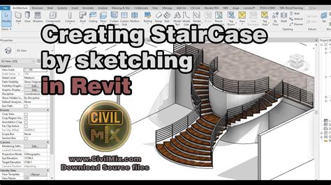 How To Create Stairs By Sketch In Revit