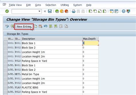 How To Create Storage Unit Type In Sap