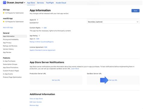 how to create support url for app store