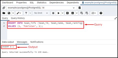 how to create table and insert values in postgresql