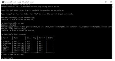 How To Create Table In Bash