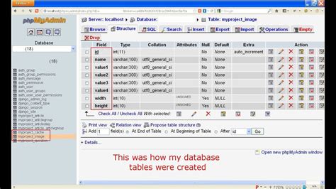 How To Create Table In Database