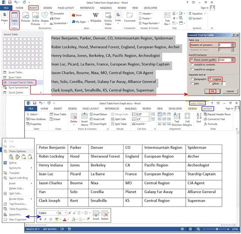 How To Create Tables In Microsoft Word