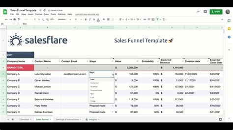 how to create template on google sheets