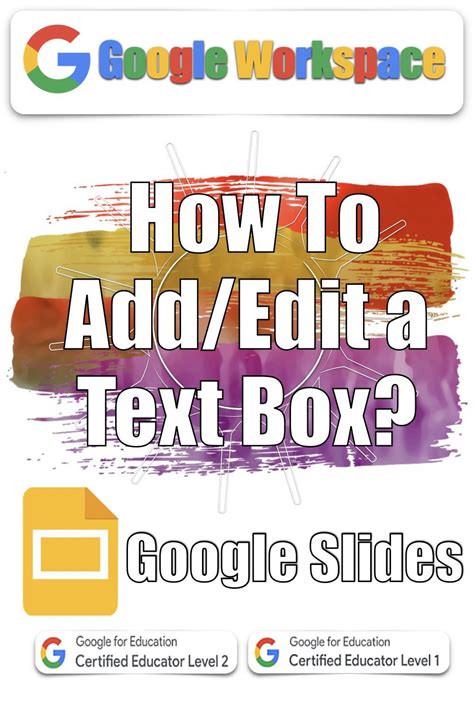 how to create text box in google slides