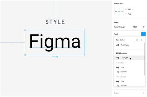 how to create text in figma