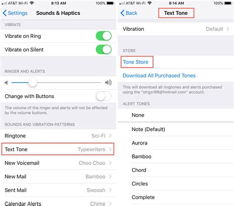 how to create text tone on iphone