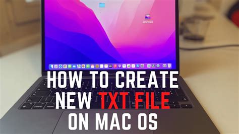 how to create txt file in macos