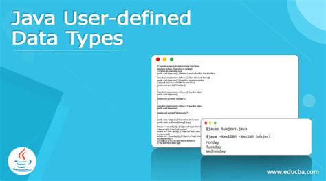how to create user defined data type in java