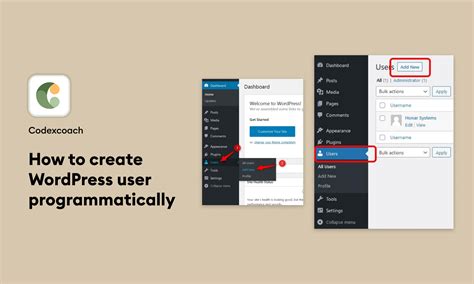 how to create user in wordpress programmatically