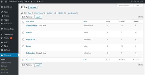 how to create user role in wordpress