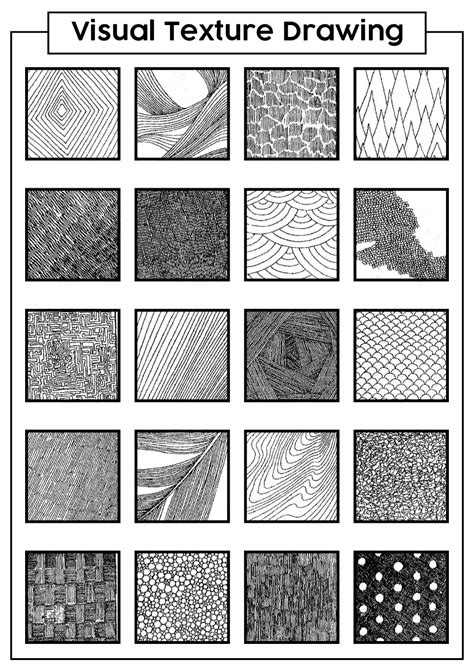 how to create visual texture in art