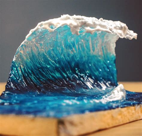 how to create waves in resin art