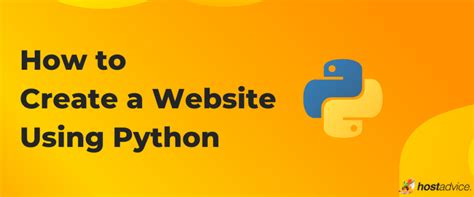 how to create web applications using python