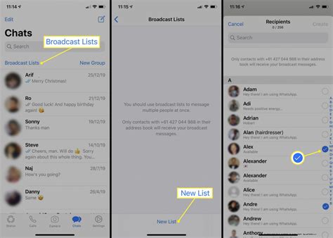 how to create whatsapp broadcast list from excel