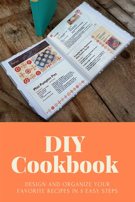 how to create your own cookbook template