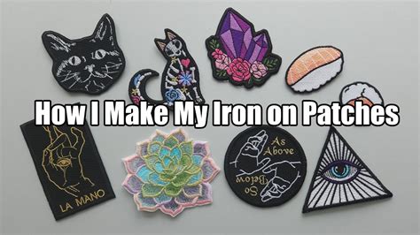 how to create your own iron on patches