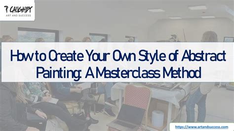 How To Create Your Own Style In Art