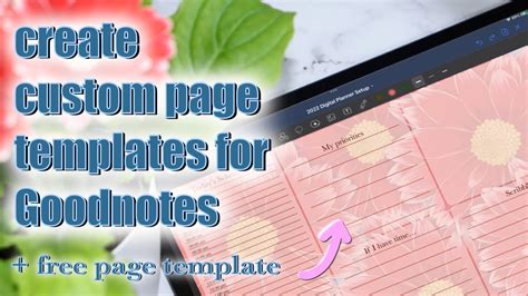 How To Create Your Own Template On Goodnotes