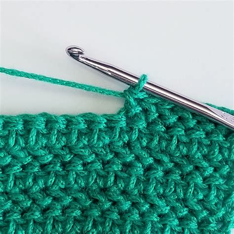 how to crochet a herringbone half double