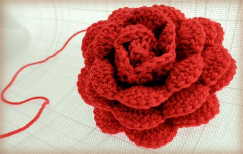 How To Crochet A Rose Tutorial