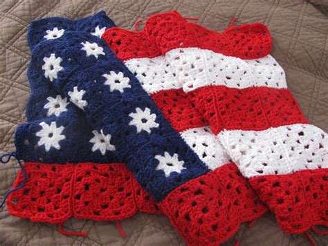 How To Crochet A Small American Flag