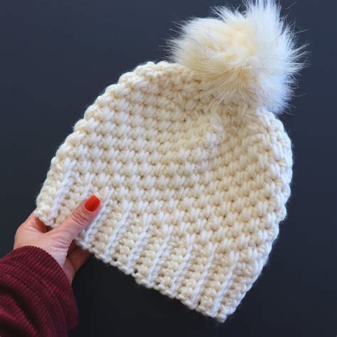 how to crochet a winter hat for beginners