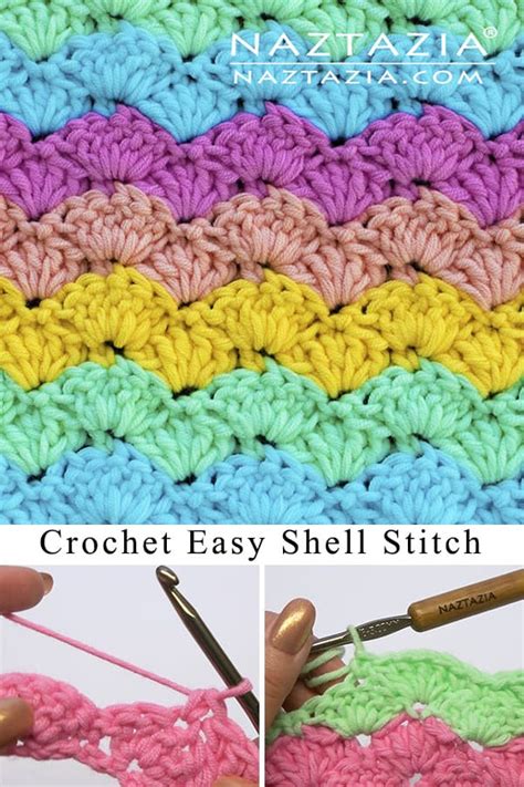 How To Crochet Easy Shell Stitch