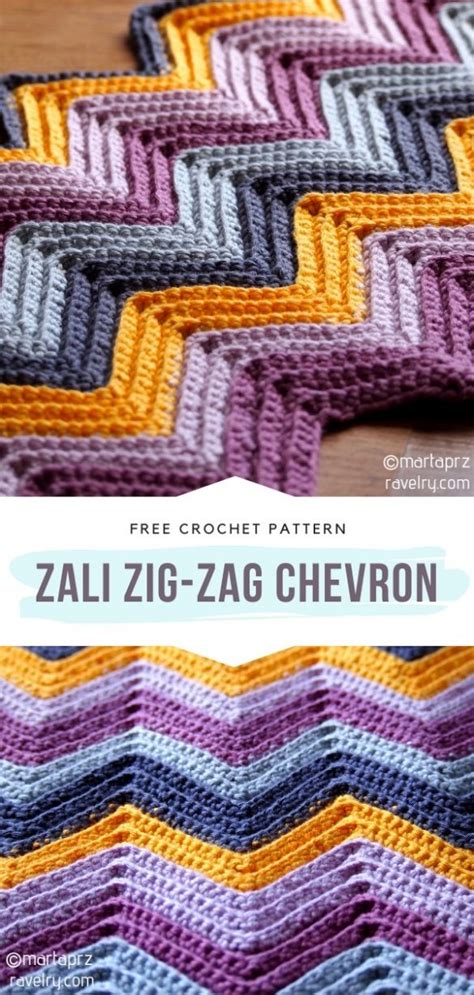 How To Crochet In A Zig Zag Pattern
