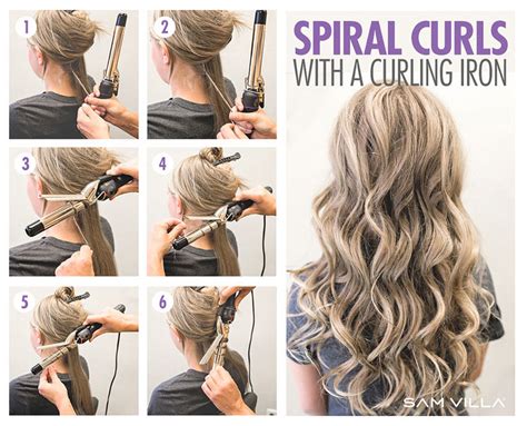 Perfect How To Curl Hair Fast With Curling Iron With Simple Style