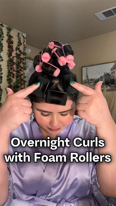 How To Curl Hair With Foam Rollers Overnight  A Step By Step Guide