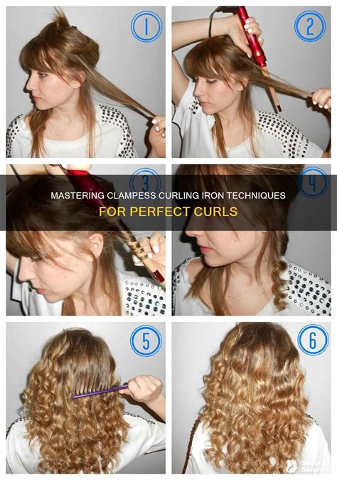 How To Curl With A Clamp Iron