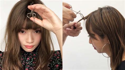 Unique How To Curl Your Hair With A Flat Iron With Curtain Bangs For Long Hair