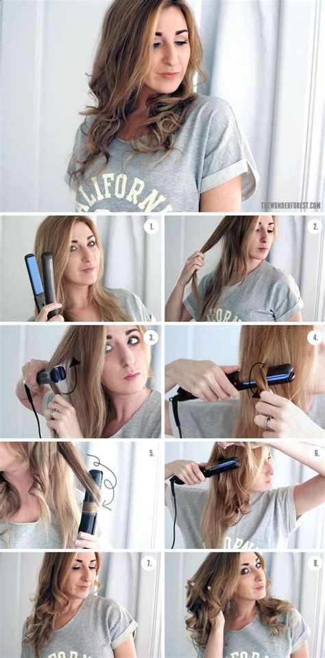 This How To Curl Your Hair With A Straightener Iron Hairstyles Inspiration