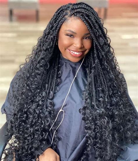 Free How To Curl Your Hair With Box Braids Hairstyles Inspiration