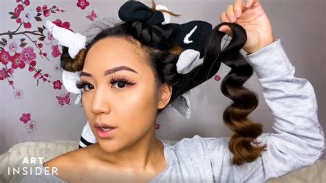 Perfect How To Curl Your Hair With Socks Short Hair For Long Hair
