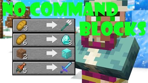 how to customize villager trades in bedrock