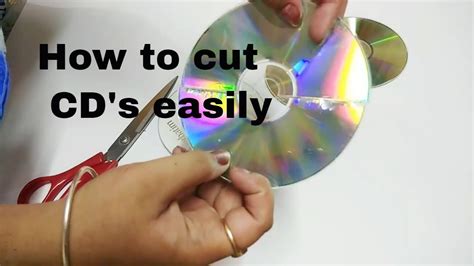 How To Cut A Cd In Half