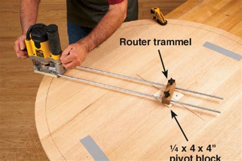 How To Cut A Large Circle With A Router