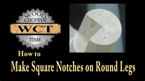 How To Cut A Notch In A Round Pole