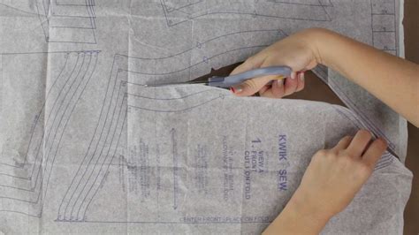 How To Cut A Sewing Pattern Out