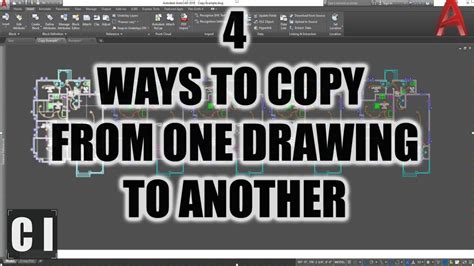 how to cut and paste in autocad