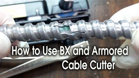 How To Cut Armored Cable