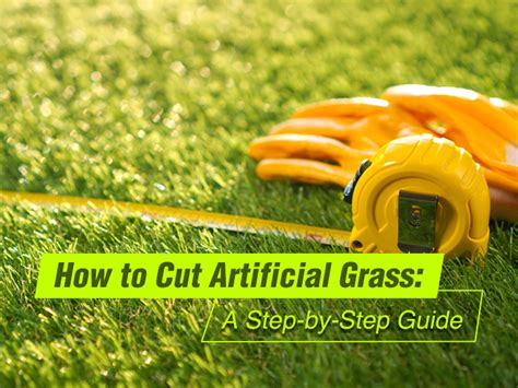 How To Cut Artificial Grass Around Posts