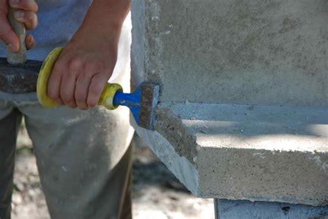 How To Cut Cement Blocks With A Chisel