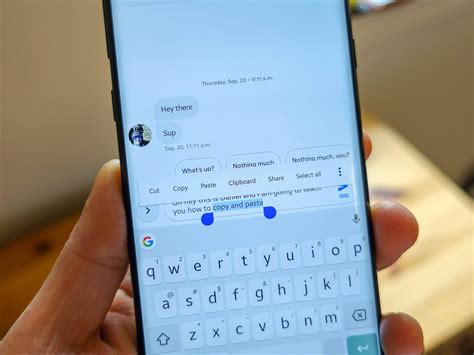 how to cut copy and paste on android phone